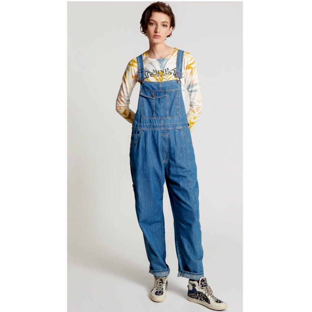 New Free People One Teaspoon Stanton St Overalls $229 SMALL Riviera
